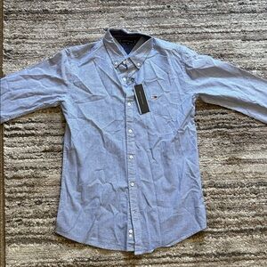 Tommy Hilfiger Blue Casual Button Down Shirt